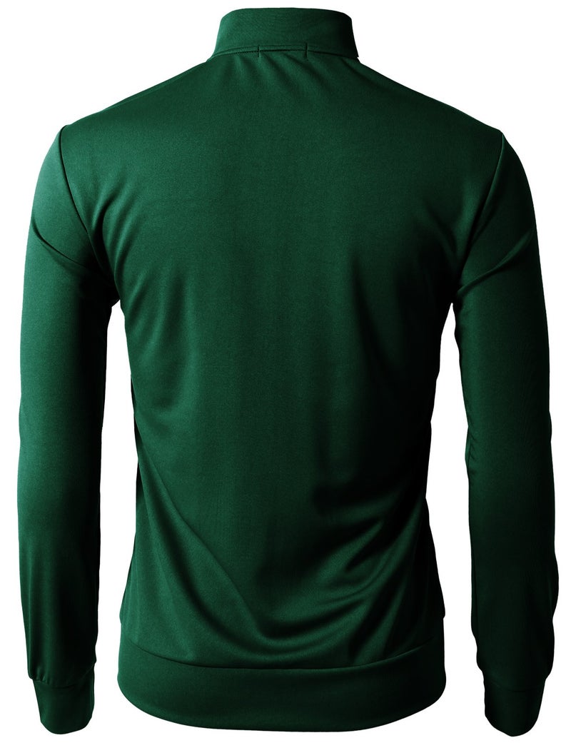 H2H Originals Men's Classics Track Jacket DARKGREEN US M/Asia L (CMOJA0103) - Image 3